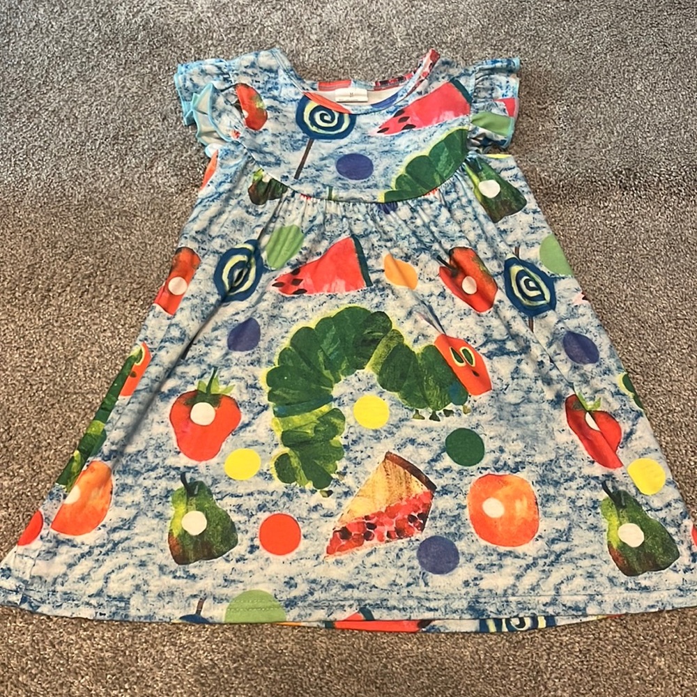 Toddler Girl Hungry Caterpillar Dress 3T